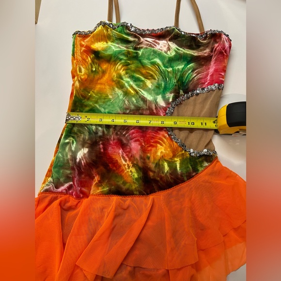 Vibrant colorful jazz dance costume by Shoe off - Picture 5 of 8